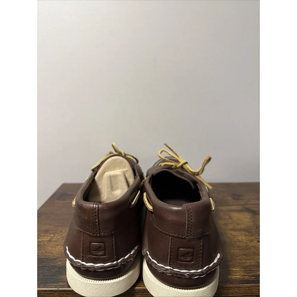NEW Sperry Top Sider A/O Brown 0195115 Casual Leather Boat Shoe, Men's Sz 16